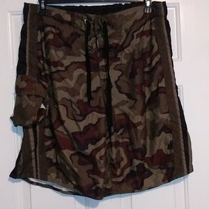 Camo swim shorts
